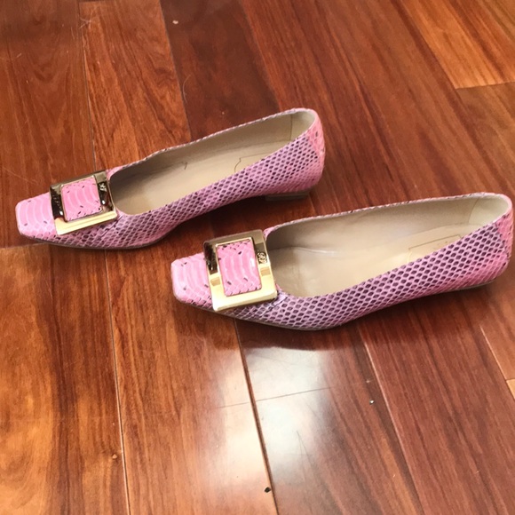 Roger Vivier pink limited edition python belle - Picture 2 of 8